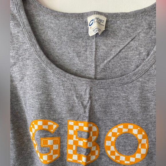 GBO Go Big Orange Checkerboard Tank Top Size L - Picture 3 of 4